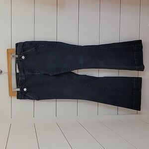 MIX IT size 12 blue denim flare jeans sailor style